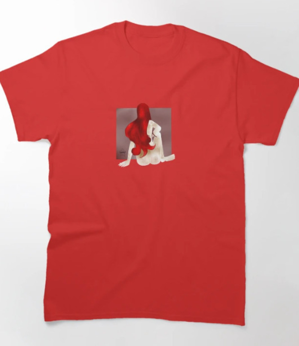Vampirella Von Sweet Classic T Shirt Red